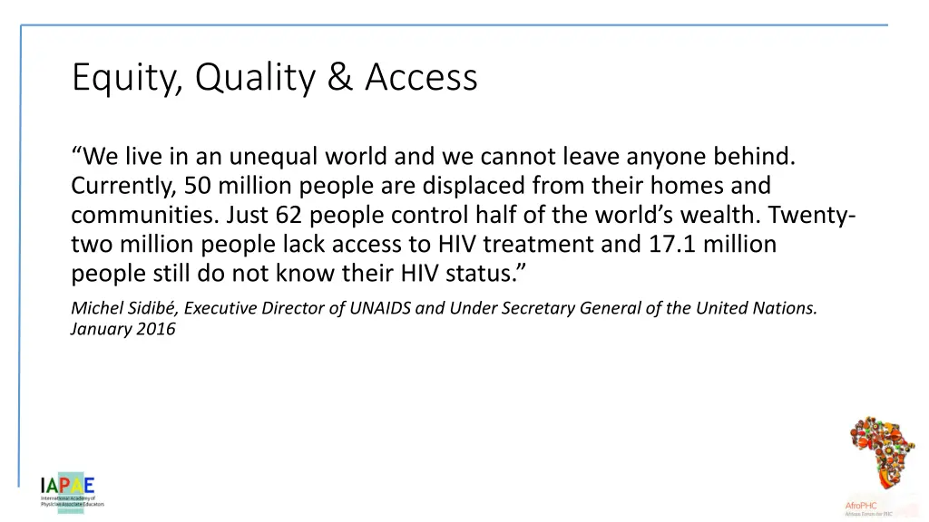 equity quality access