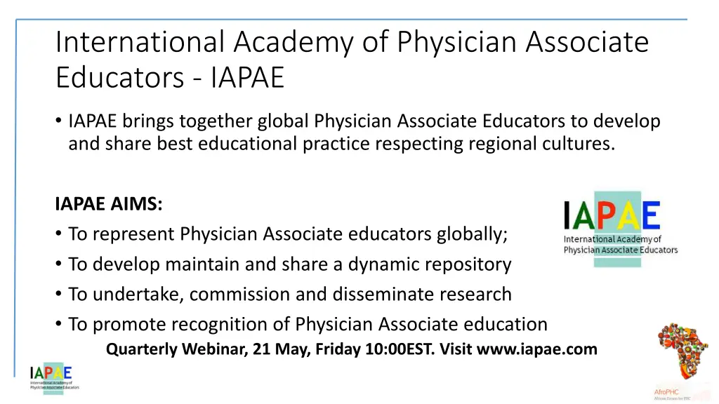 international academy of physician associate
