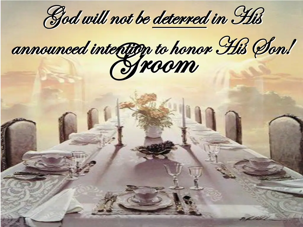 god will not be god will not be deterred