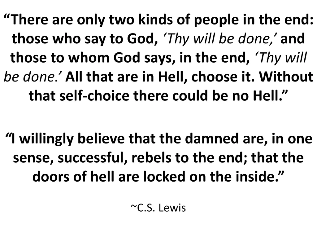 there are only two kinds of people