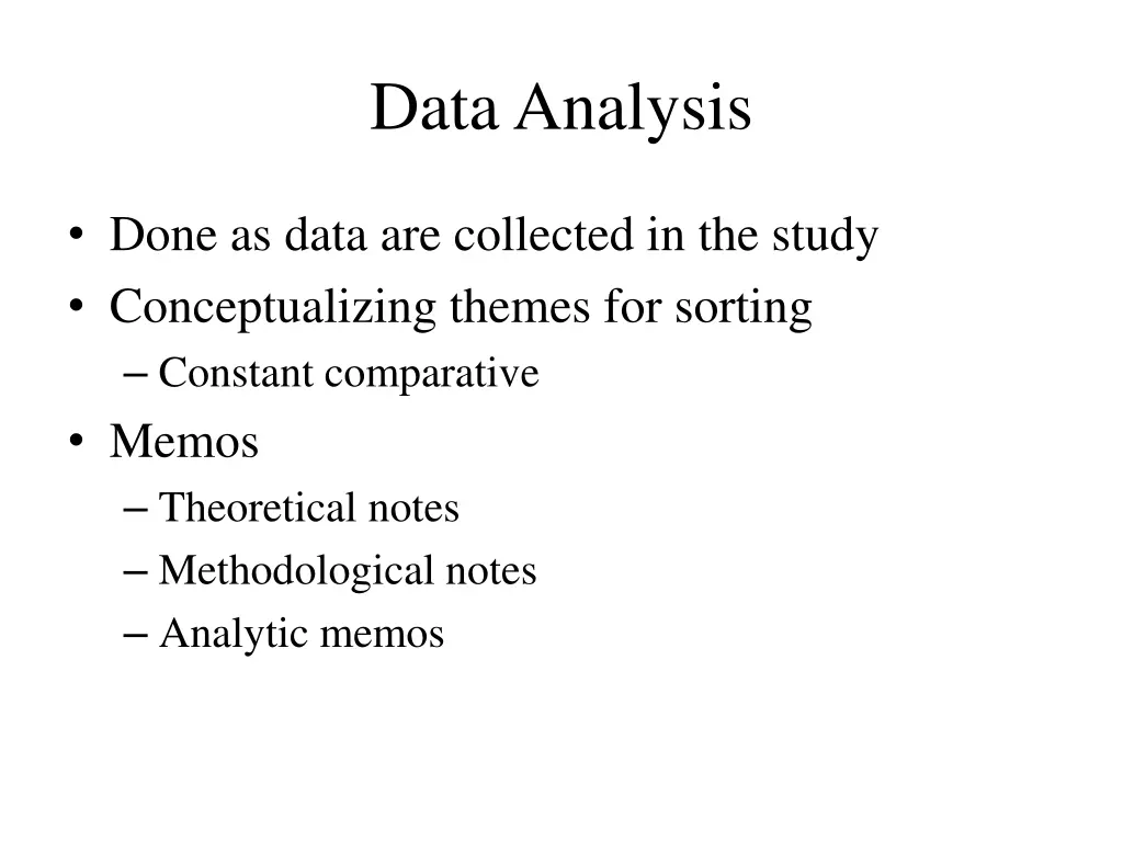 data analysis