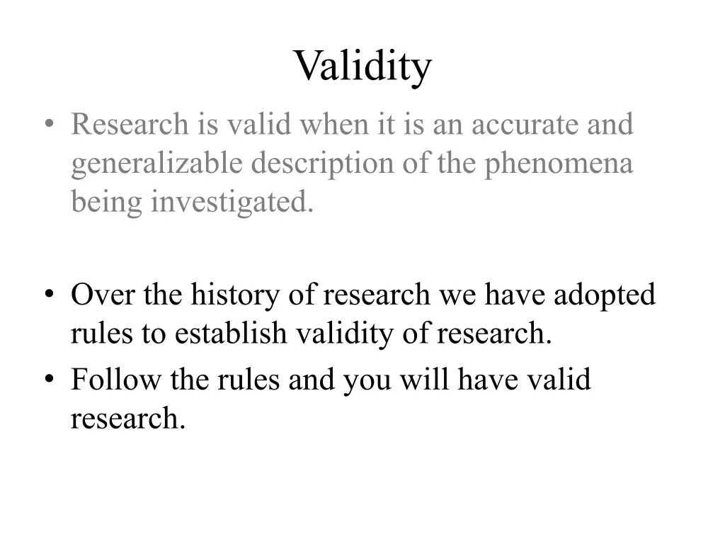 validity 1
