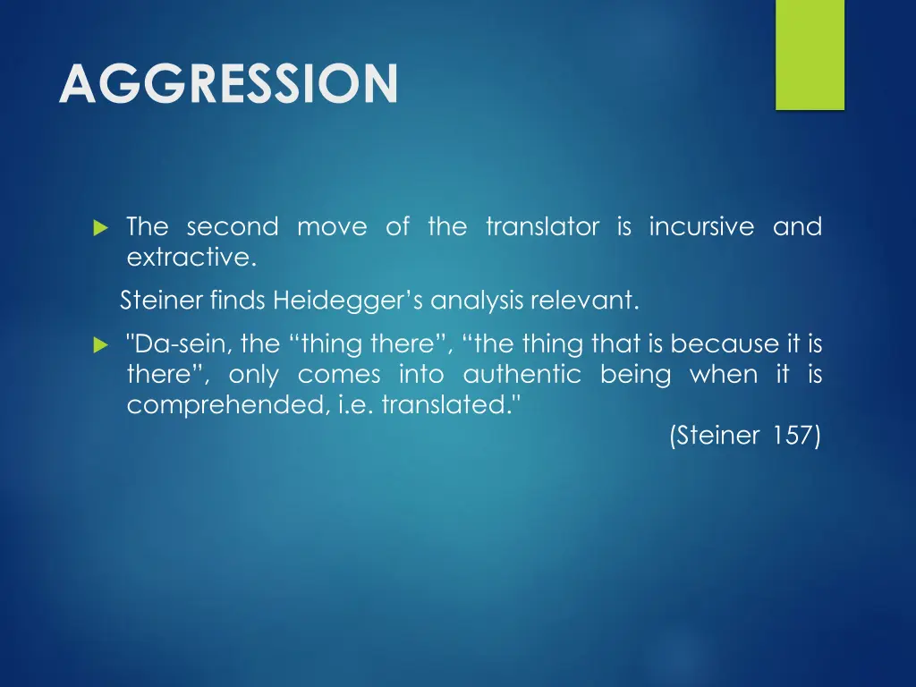 aggression