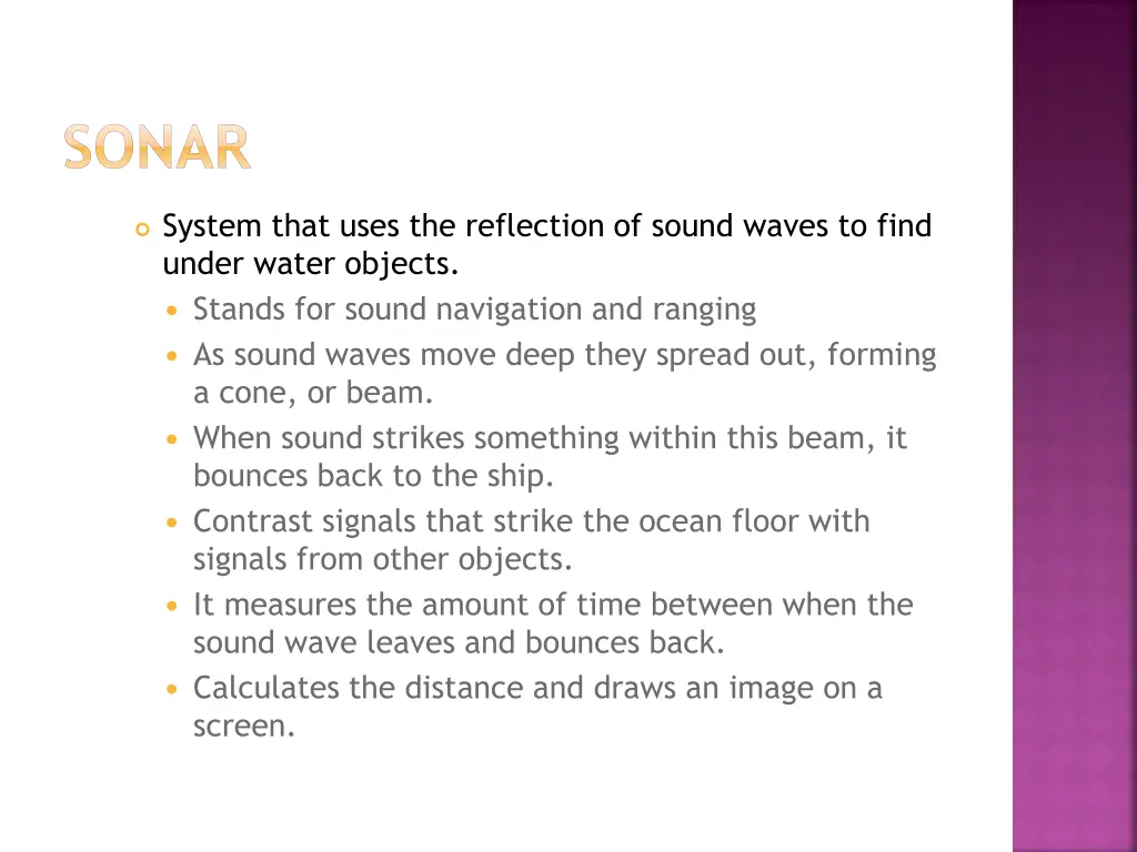 sonar