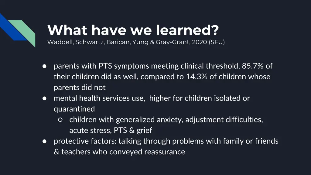 what have we learned waddell schwartz barican 1