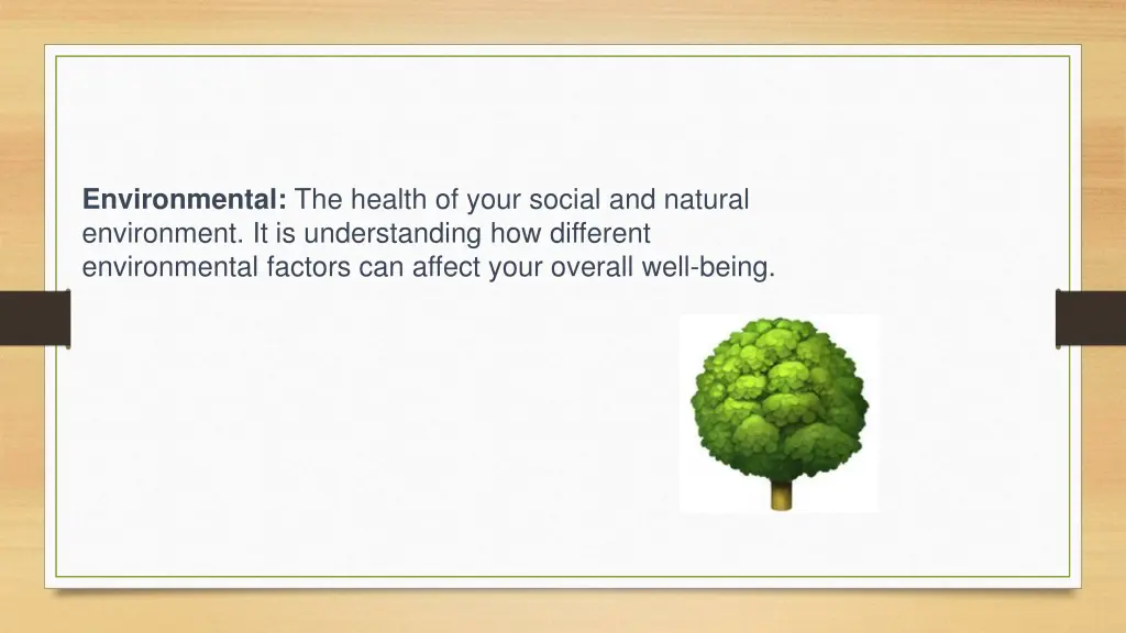 environmental the health of your social
