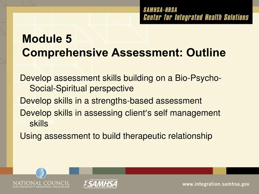 module 5 comprehensive assessment outline