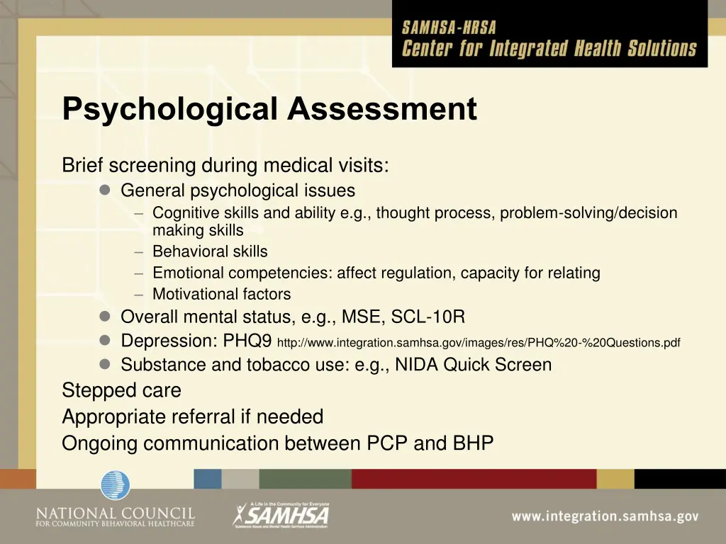 psychological assessment