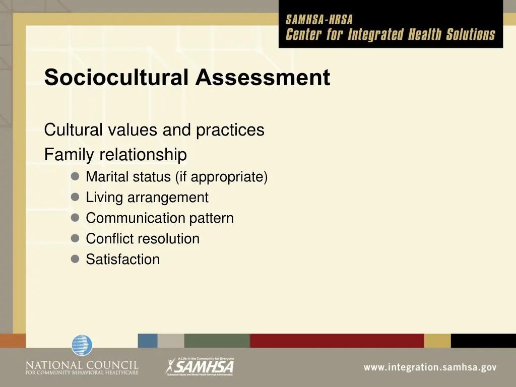sociocultural assessment