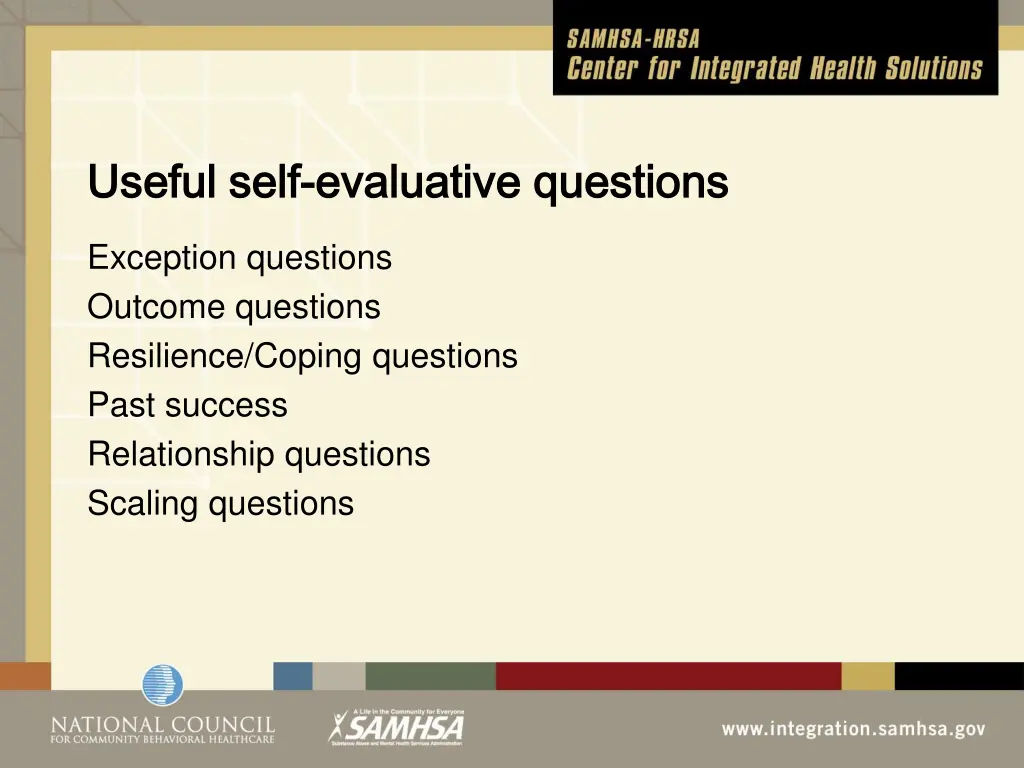 useful self useful self evaluative questions
