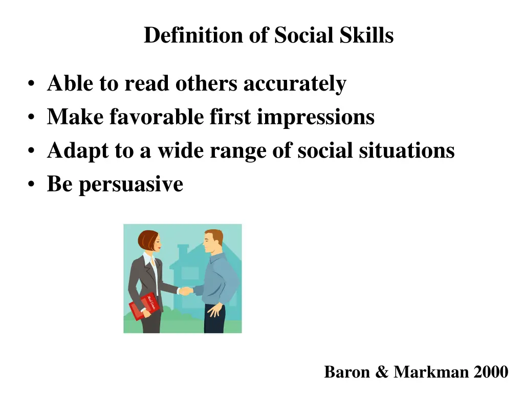definition of social skills