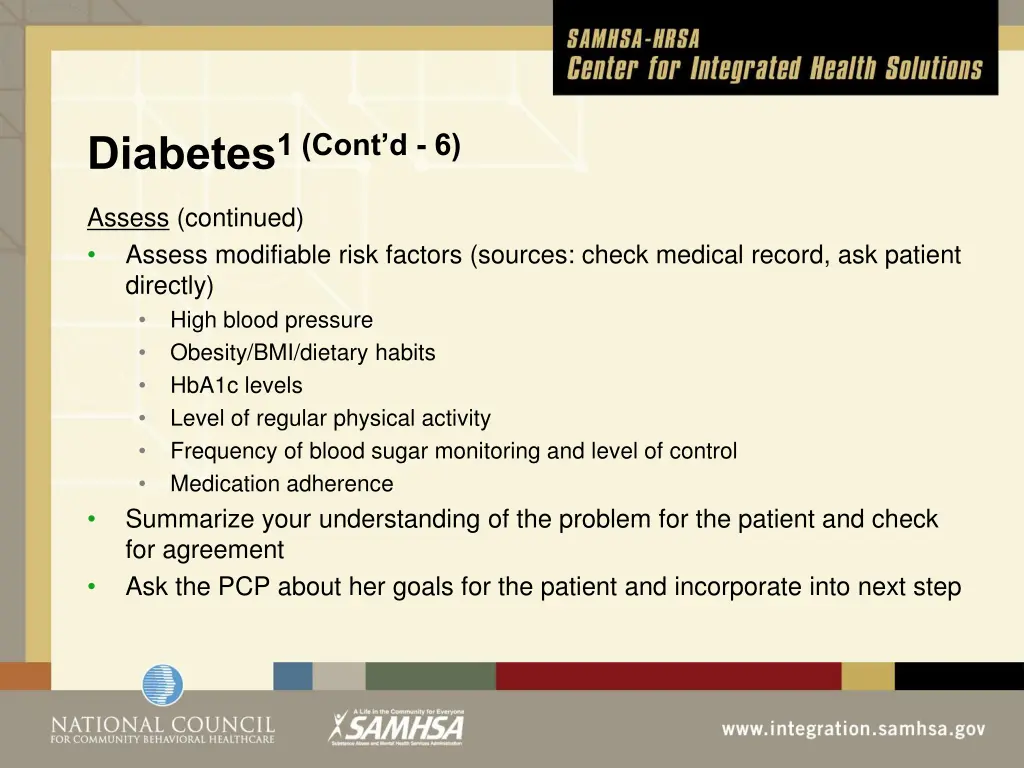 diabetes 1 cont d 6