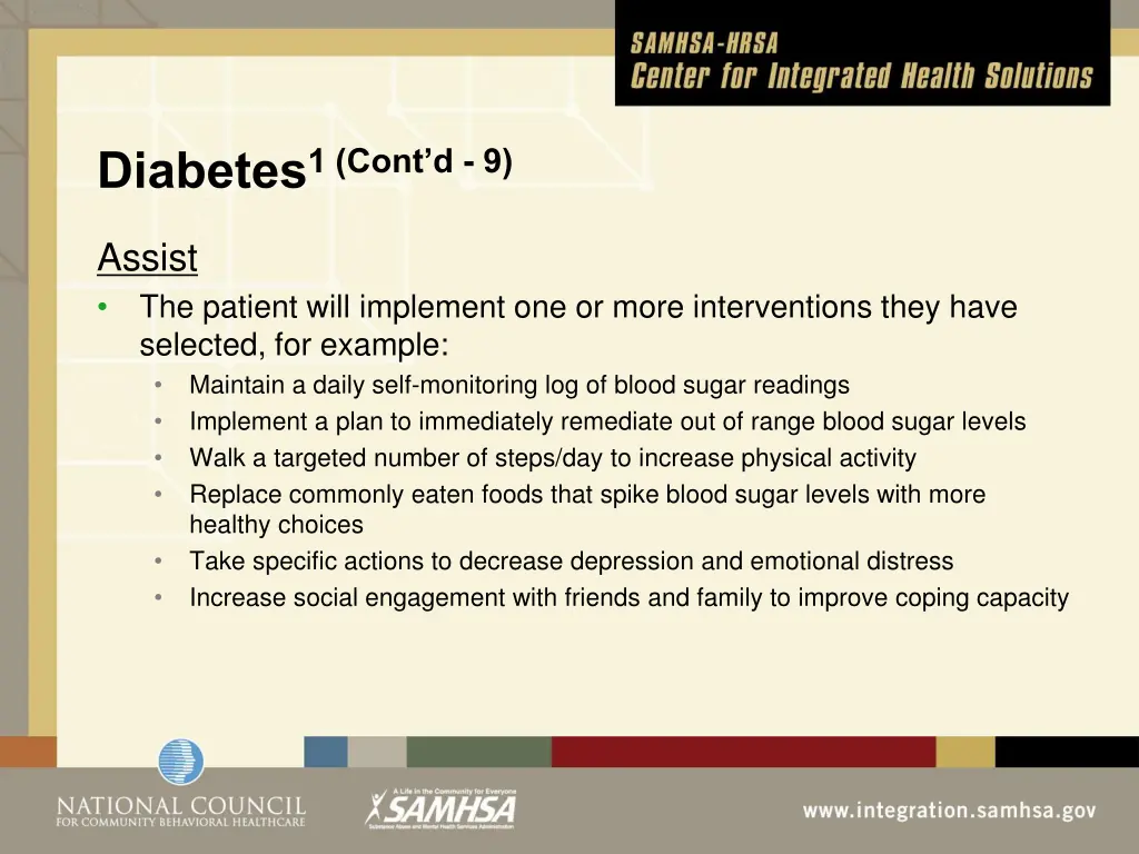 diabetes 1 cont d 9