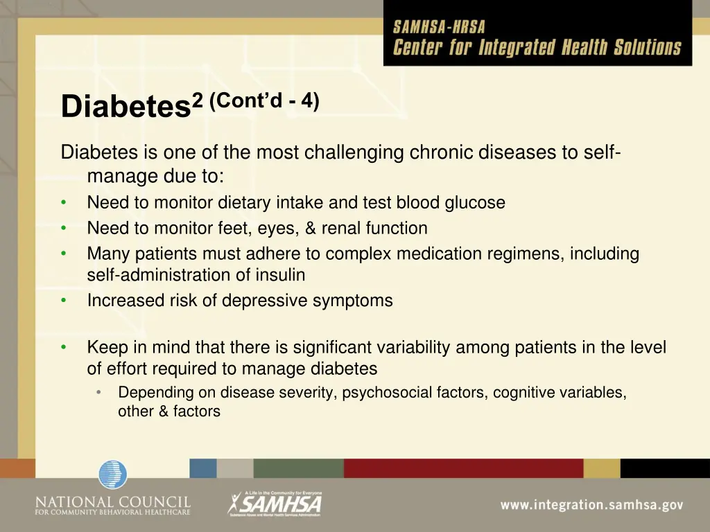 diabetes 2 cont d 4
