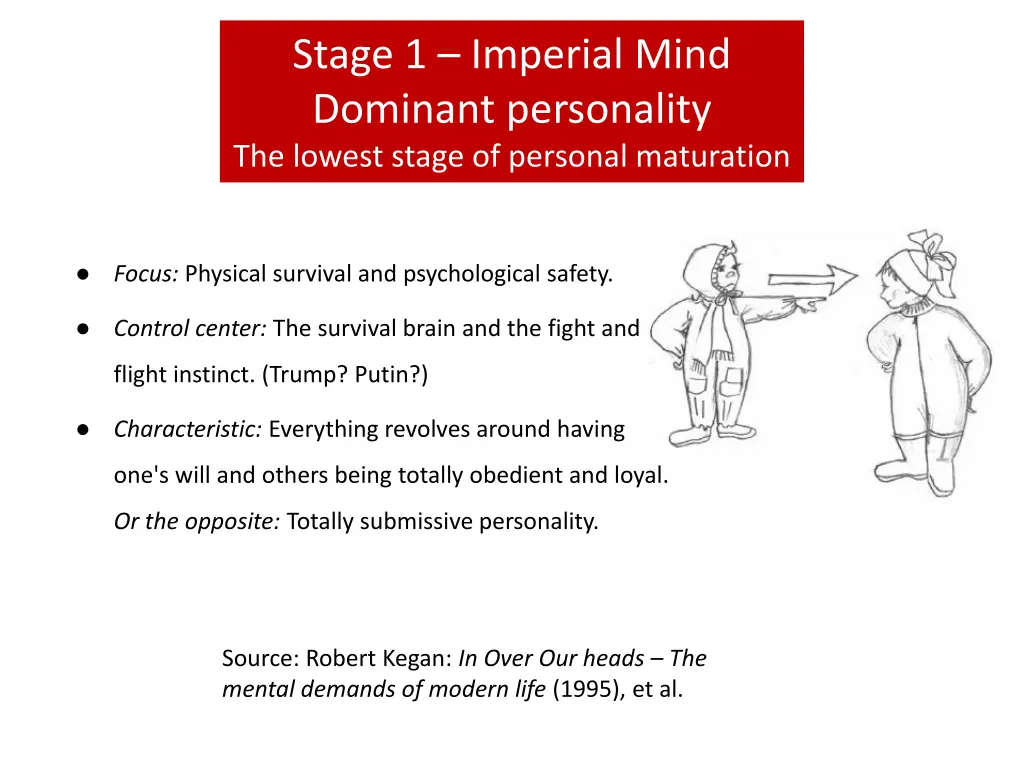 stage 1 imperial mind dominant personality