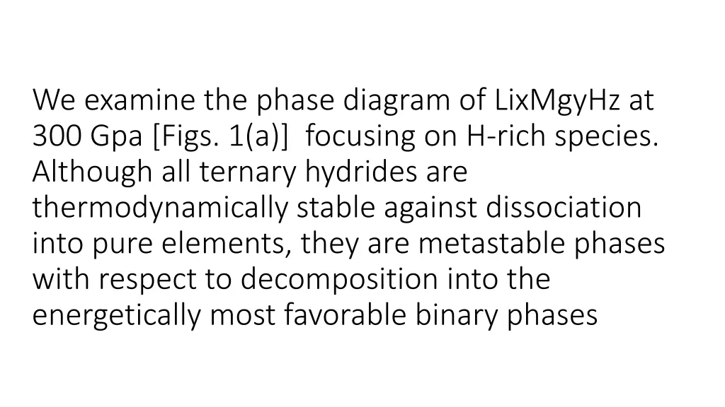 we examine the phase diagram of lixmgyhz