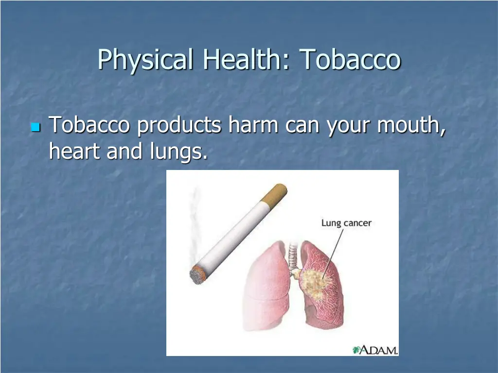 physical health tobacco