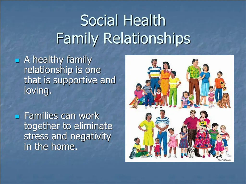 social health family relationships