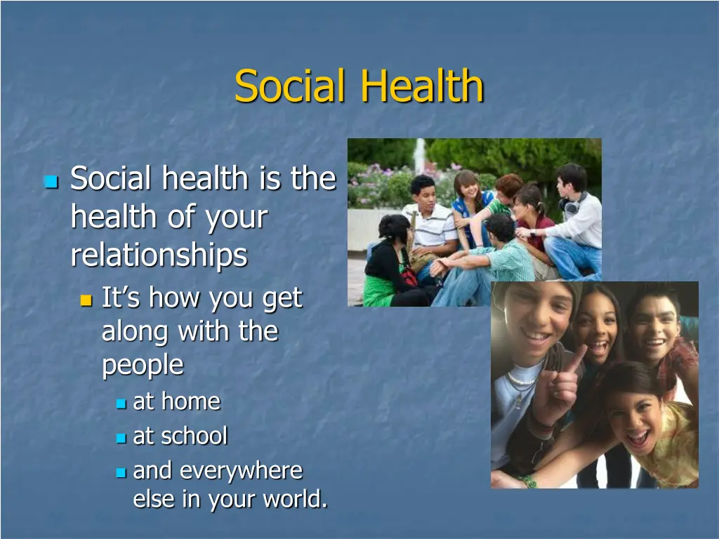 social health