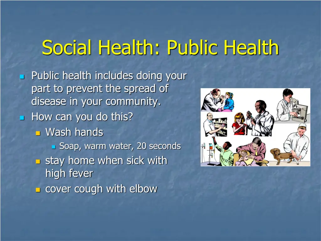 social health public health