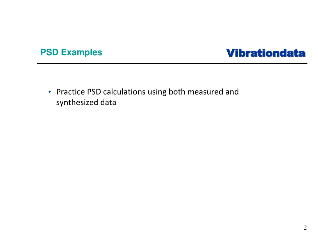 vibrationdata vibrationdata 1