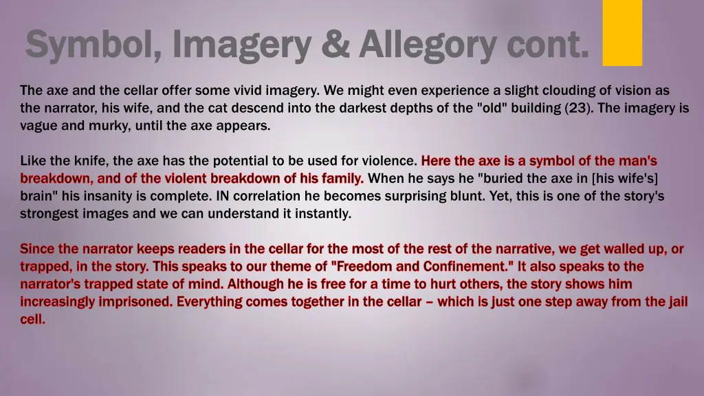 symbol imagery allegory cont symbol imagery