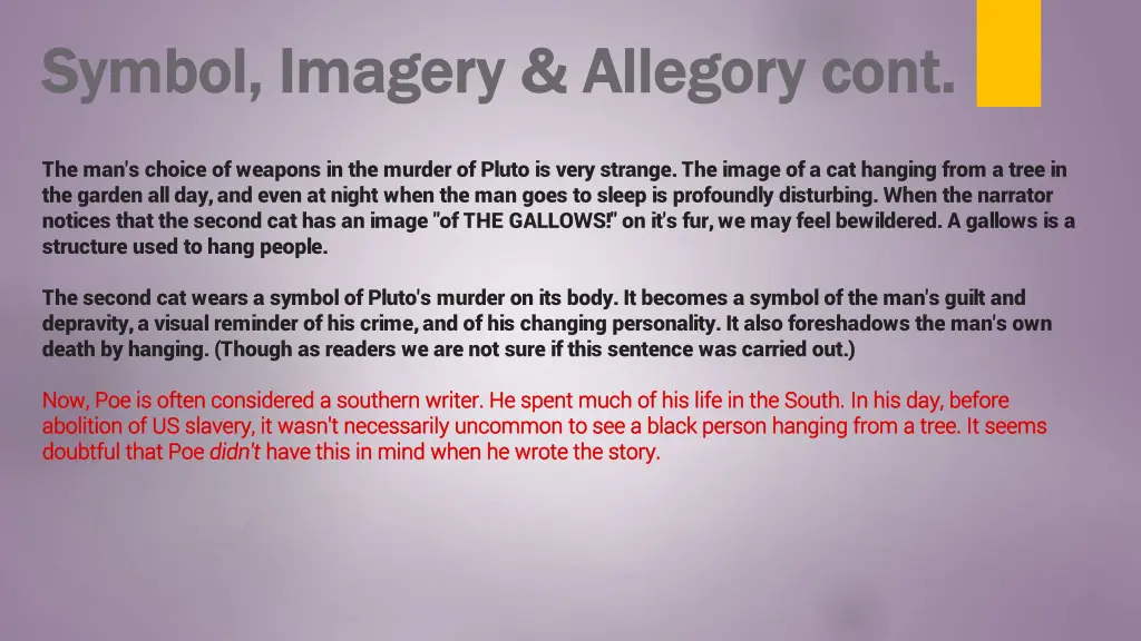 symbol imagery symbol imagery allegory cont