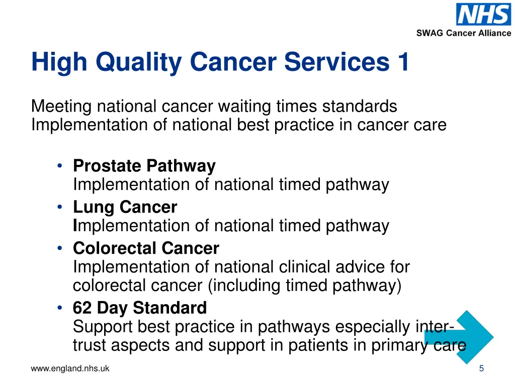 high quality cancer services 1