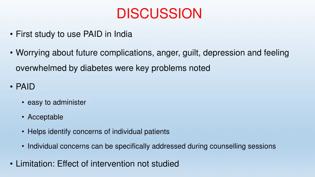 discussion