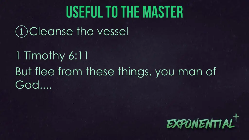 cleanse the vessel 2