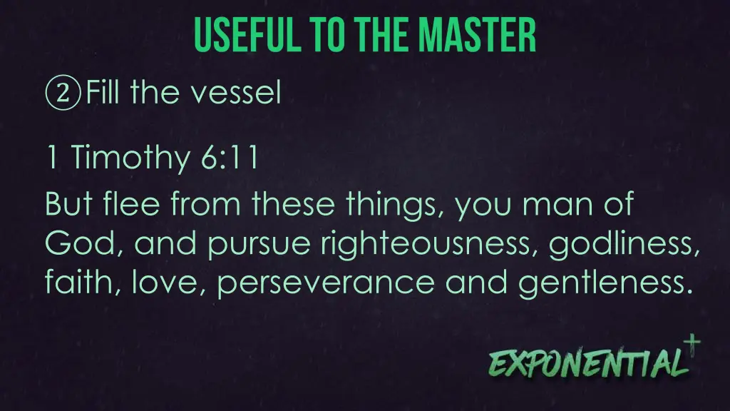 fill the vessel 1
