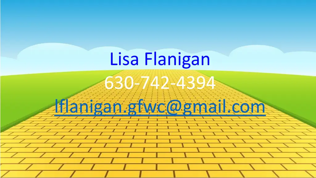 lisa flanigan 630 742 4394 lflanigan gfwc@gmail