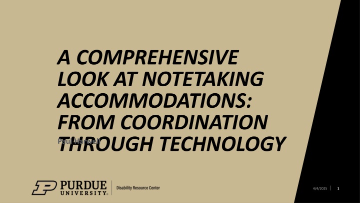 a comprehensive look at notetaking accommodations
