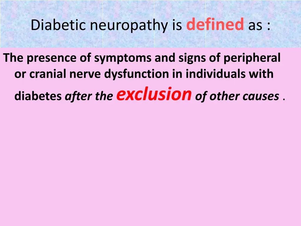 diabetic neuropathy is defined as