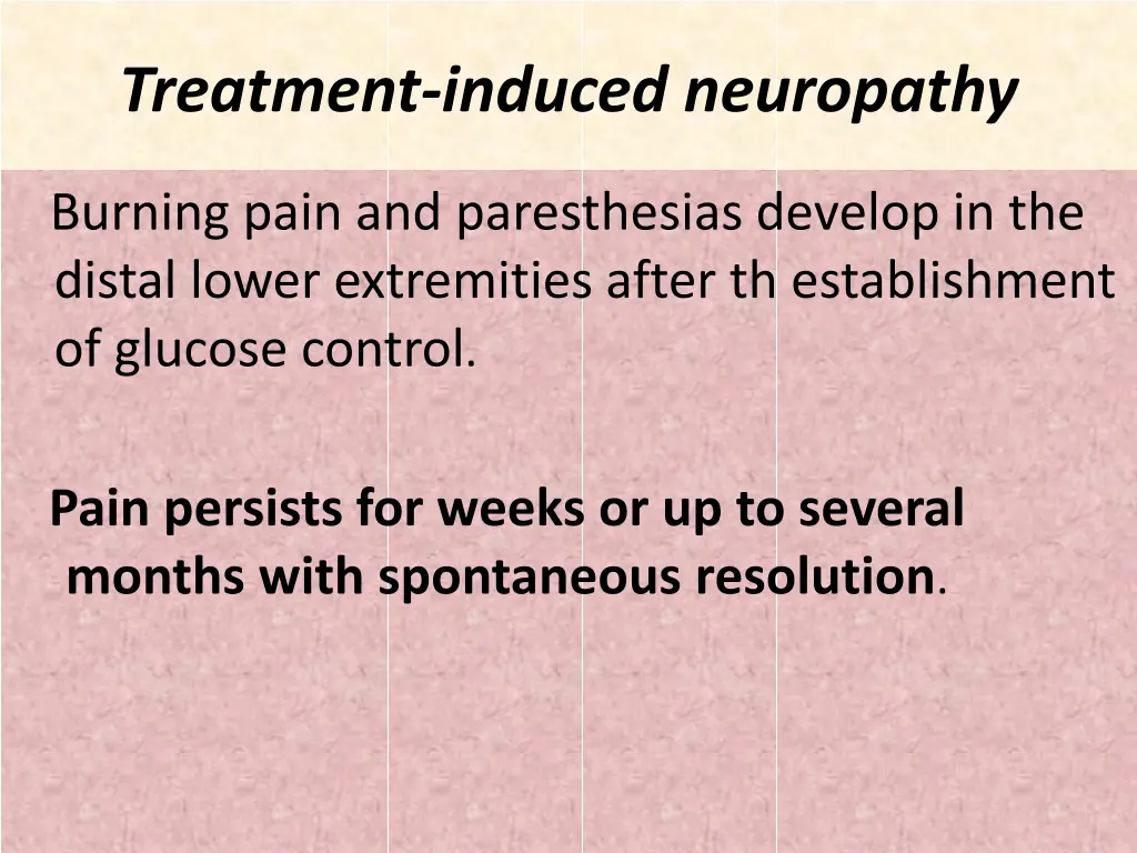 treatment induced neuropathy