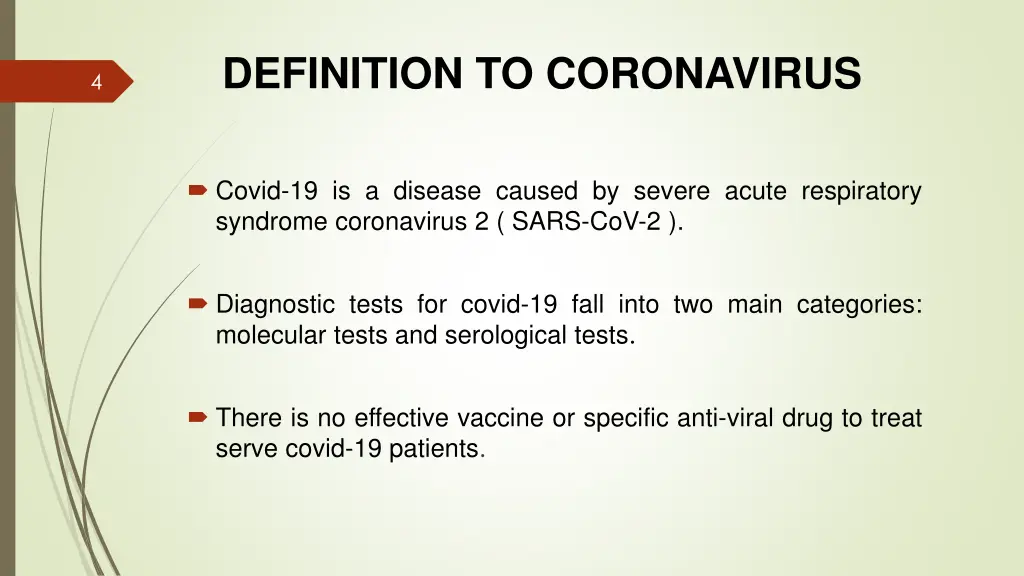 definition to coronavirus