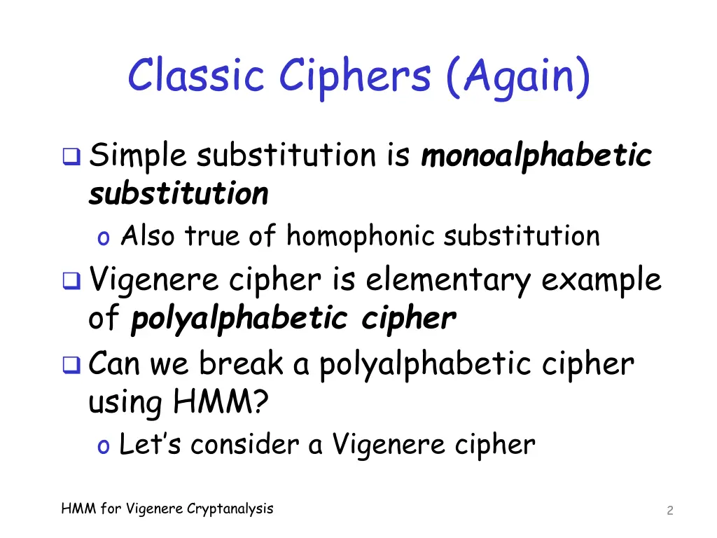 classic ciphers again