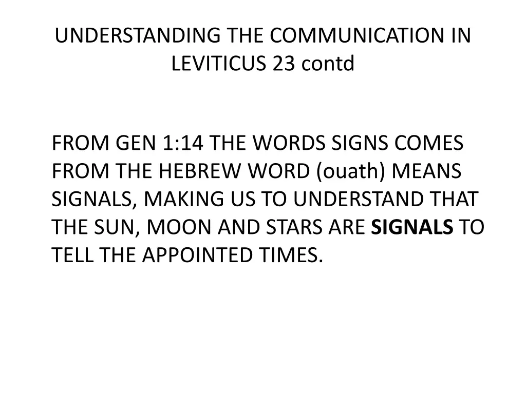 understanding the communication in leviticus 1