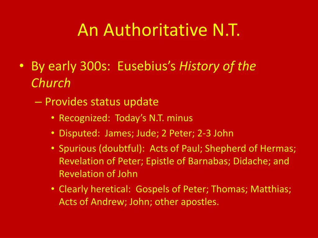 an authoritative n t 1