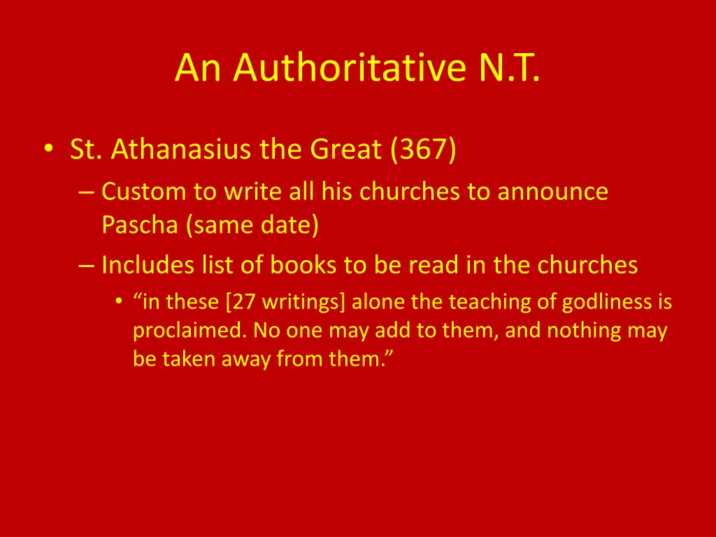 an authoritative n t 2