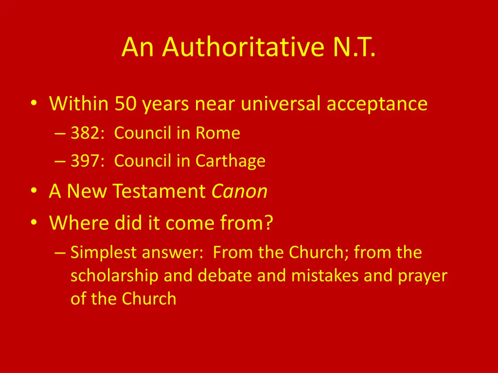 an authoritative n t 3