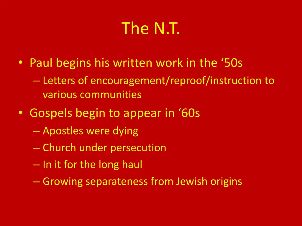the n t
