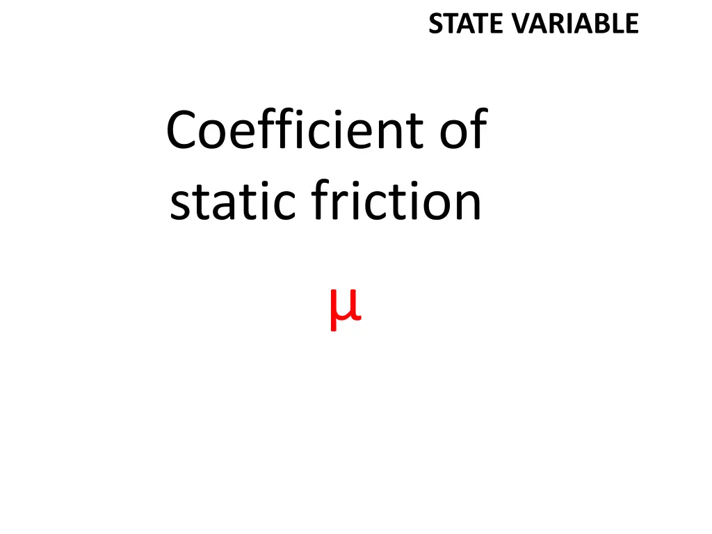 state variable 32