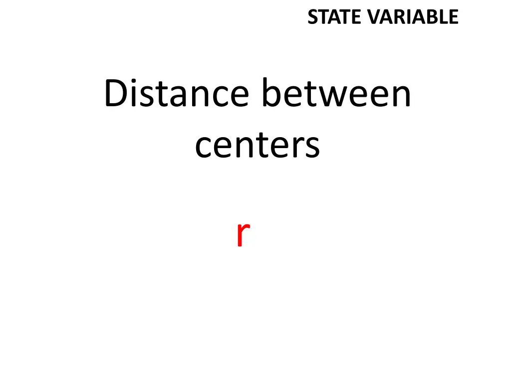 state variable 35