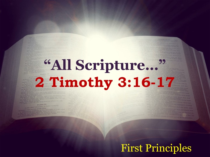 all scripture 2 timothy 3 16 17