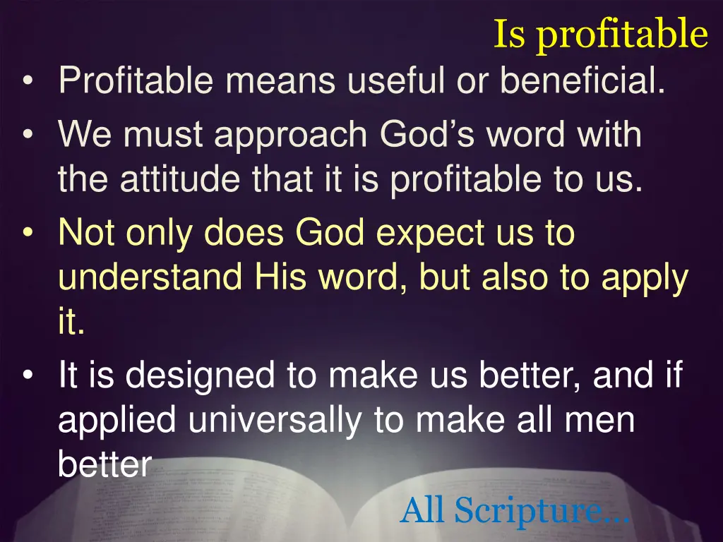 is profitable