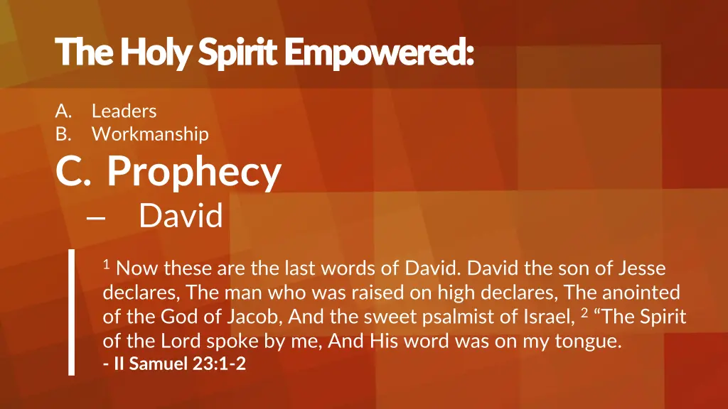 the holy spirit empowered the holy spirit 8
