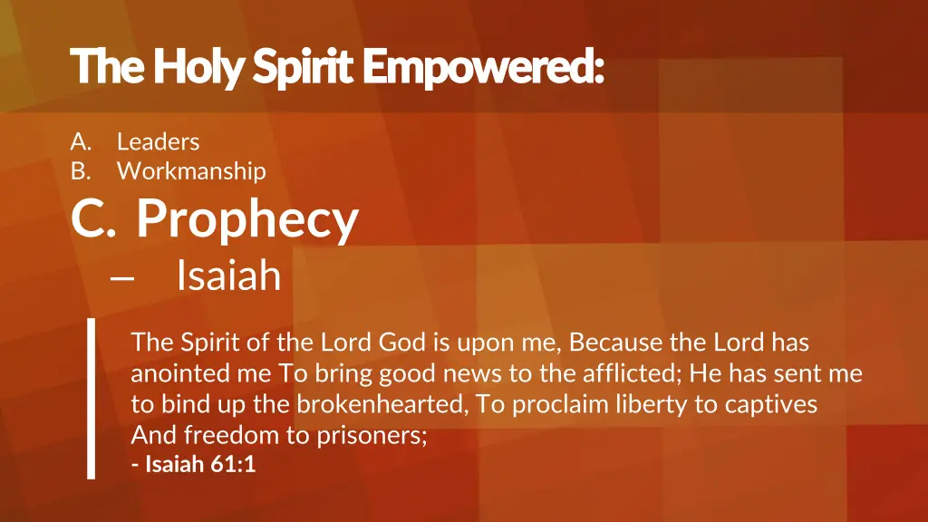 the holy spirit empowered the holy spirit 9