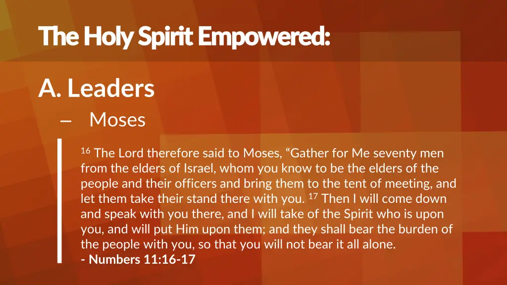 the holy spirit empowered the holy spirit