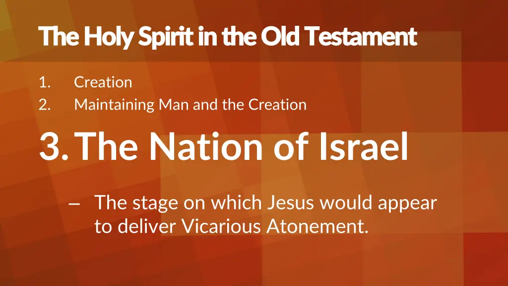 the holy spirit in the old testament the holy 2